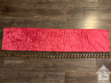 Load image into Gallery viewer, Hot Pink Crushed Velvet With Black/Gold Tassel
