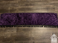 Load image into Gallery viewer, Purple Crushed Velvet With Black Tassel
