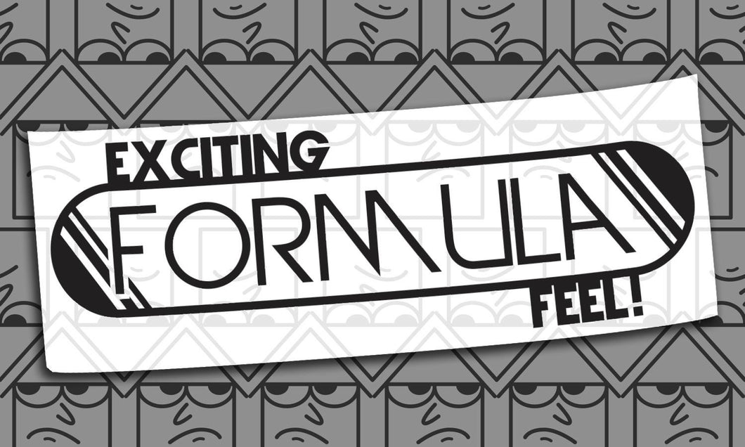 Exciting Formula Feel Diecut