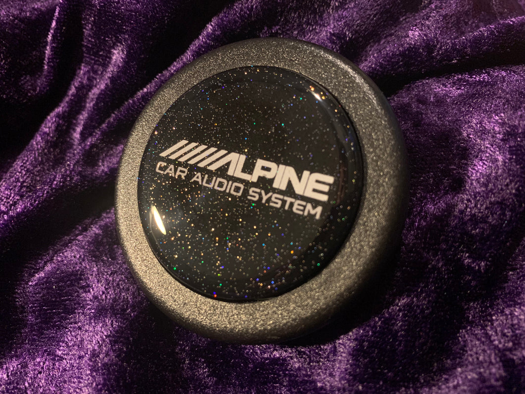 Alpine Car Audio Glitter Horn Button
