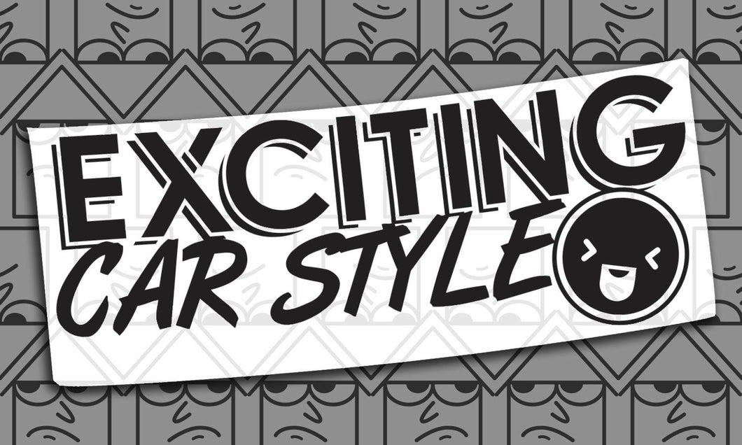 Exciting Car Style Diecut