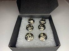 Load image into Gallery viewer, Handmade Smoked Diamond Jeweled Steering Wheel Hardware
