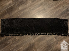 Load image into Gallery viewer, Triple Black Crushed Velvet Dashmat
