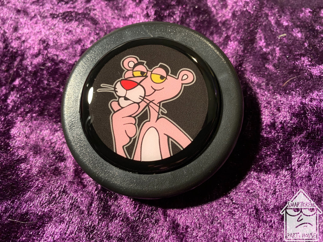 Handmade Pink Panther Horn Button