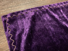 Load image into Gallery viewer, Purple Crushed Velvet With Gold Tassel
