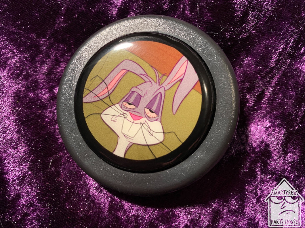Handmade Bugs Bunny Horn Button