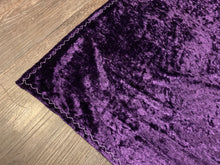 Load image into Gallery viewer, Purple Crushed Velvet With White Tassel
