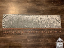 Load image into Gallery viewer, Grey Crushed Velvet With Copper/Grey Beaded Tassel
