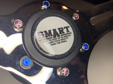 Load image into Gallery viewer, Handmade Fuchsia Jeweled Steering Wheel Hardware
