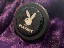 Load image into Gallery viewer, Handmade Playboy Glitter Horn Button
