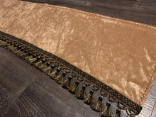 Load image into Gallery viewer, Gold Crushed Velvet With Black/Gold Tassel
