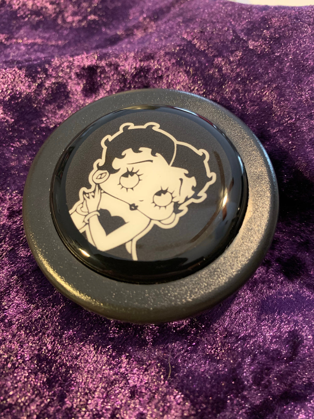 Handmade Betty Boop Horn Button