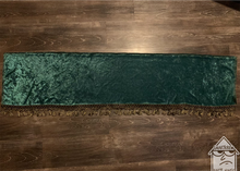 Load image into Gallery viewer, Green Crushed Velvet With Black/Gold Tassel
