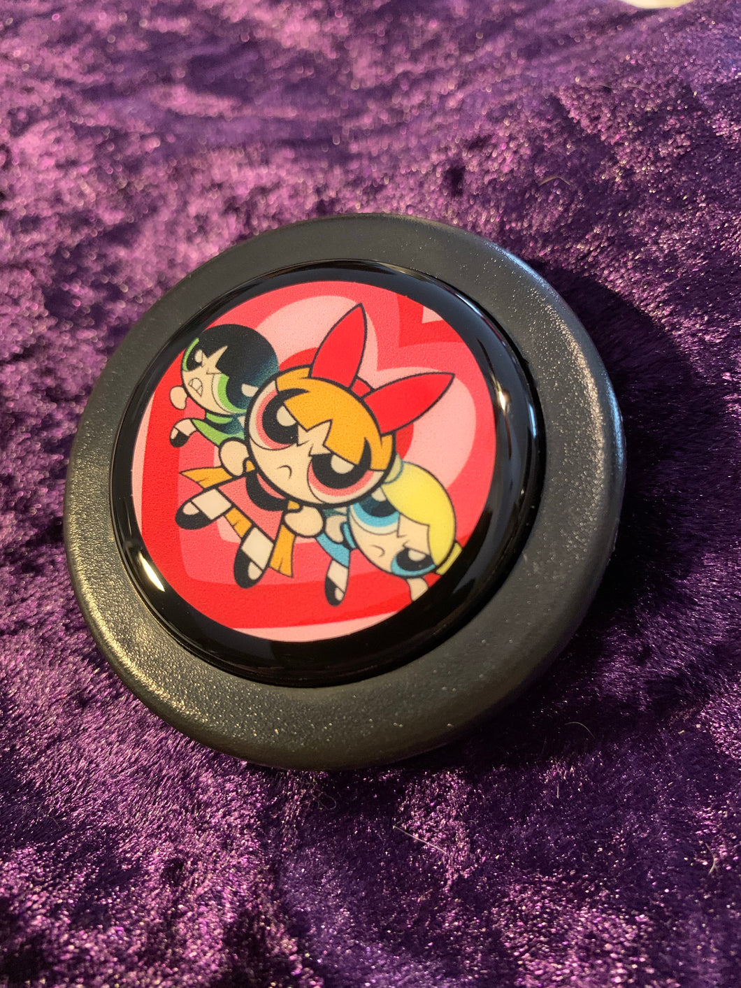 Handmade Powerpuff Girls Horn Button