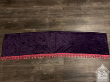 Load image into Gallery viewer, Purple Crushed Velvet With Pink Tassel

