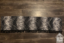 Load image into Gallery viewer, Snow Leopard Faux Fur Dashmat
