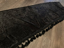 Load image into Gallery viewer, Triple Black Crushed Velvet Dashmat
