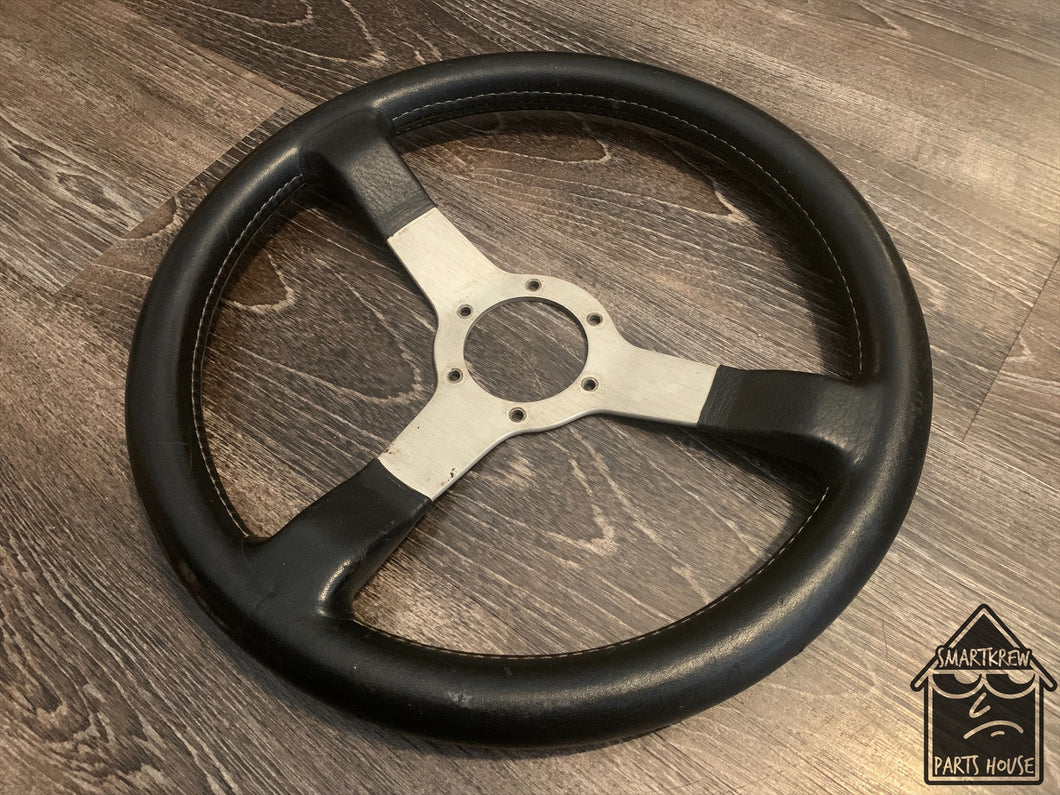 Unknown Manufacturer 355mm Black Leather Wheel