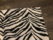 Load image into Gallery viewer, Zebra Faux Fur Dashmat
