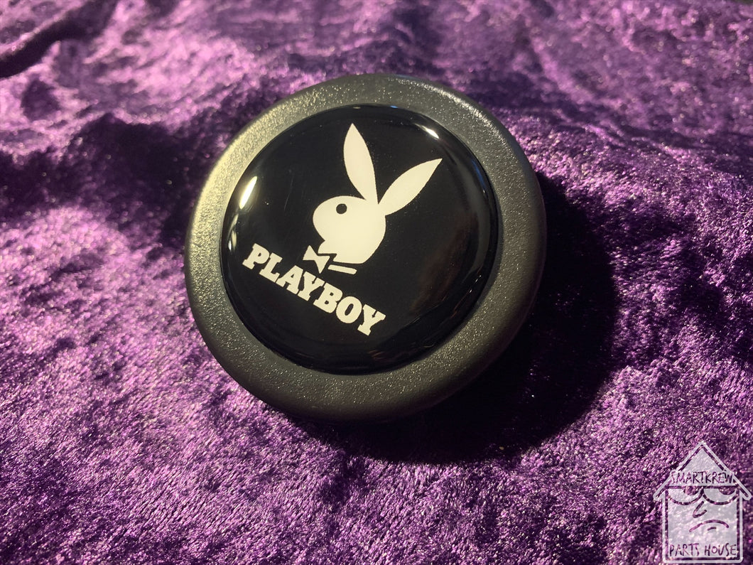 Handmade Playboy Horn Button