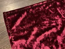 Load image into Gallery viewer, Burgundy Crushed Velvet With Gold Tassel
